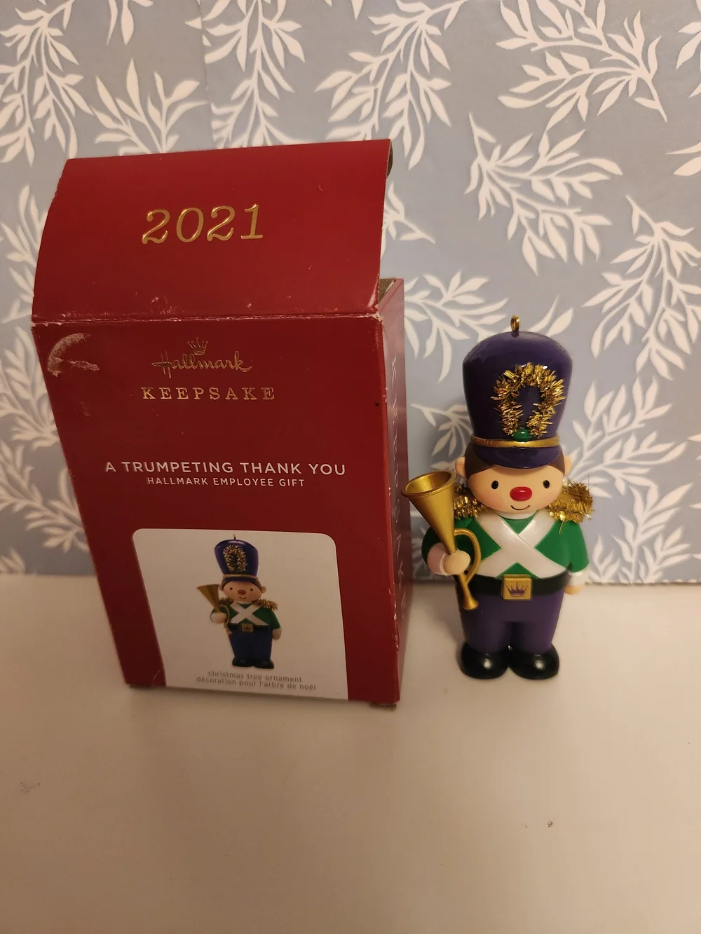 Hallmark 'A Trumpeting Thank You' Ornament